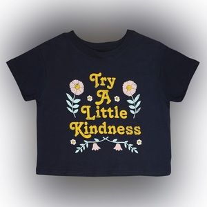 NWT TINY WHALES TRY A LITTLE KINDNESS TEE